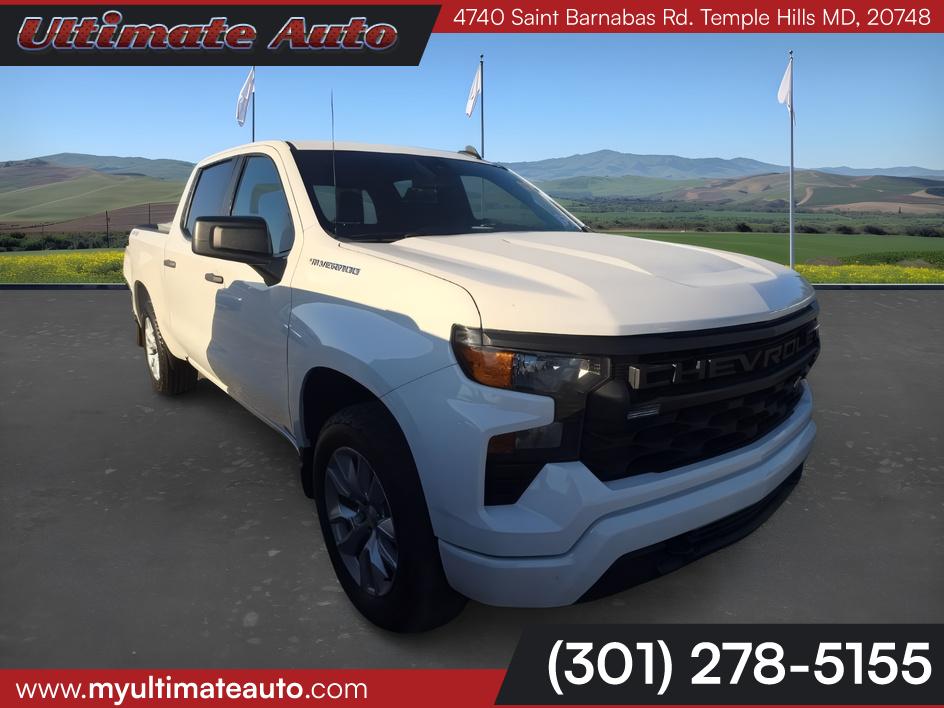 Summit White 2022 Chevrolet Silverado 1500 Pickup Truck Four-Wheel Drive Automatic