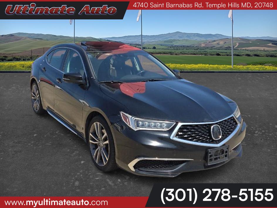 Black 2020 Acura TLX V6 FWD with Technology Package Sedan Front-Wheel Drive Automatic