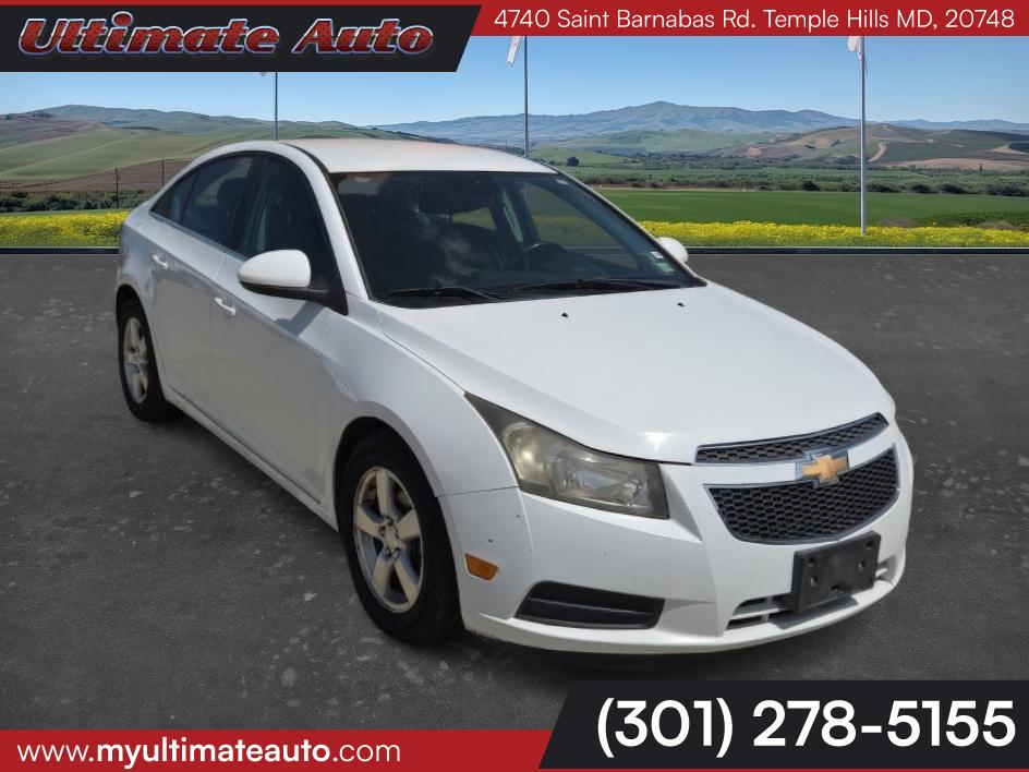 Summit White 2014 Chevrolet Cruze Sedan Front-Wheel Drive Automatic
