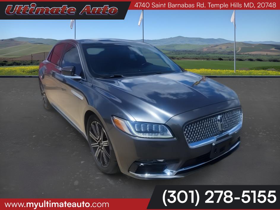Magnetic Gray Metallic 2017 Lincoln Continental Sedan All-Wheel Drive Automatic