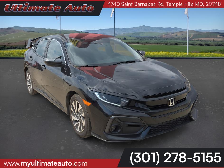 Crystal Black Pearl 2018 Honda Civic Hatchback Hatchback Front-Wheel Drive Automatic
