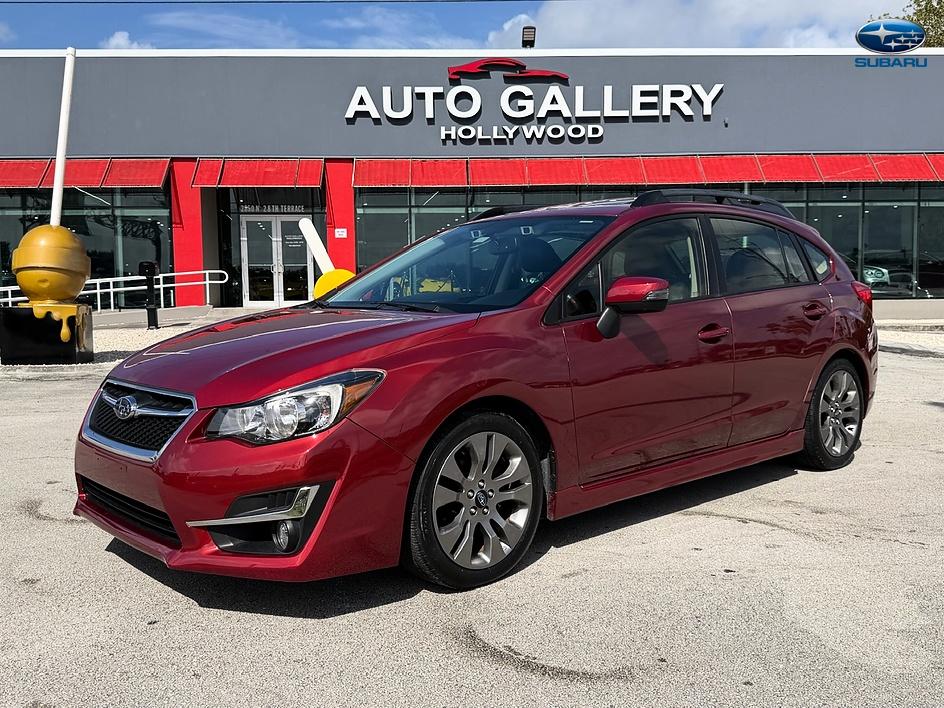Red (Maroon) 2016 Subaru Impreza 2.0i Sport Limited Hatchback AWD Hatchback All-Wheel Drive Automatic