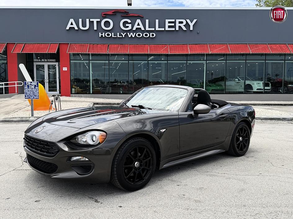 Moda Gray Metallic 2019 FIAT 124 Spider Classica Convertible Rear-Wheel Drive Automatic