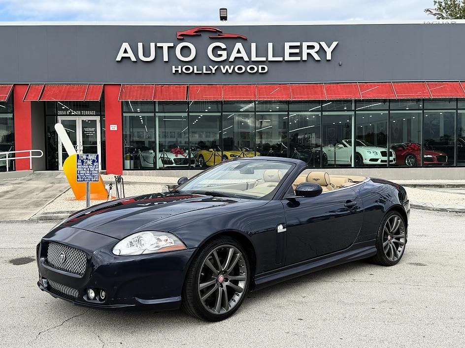Blue 2007 Jaguar XK-Series Convertible Rear-Wheel Drive Automatic