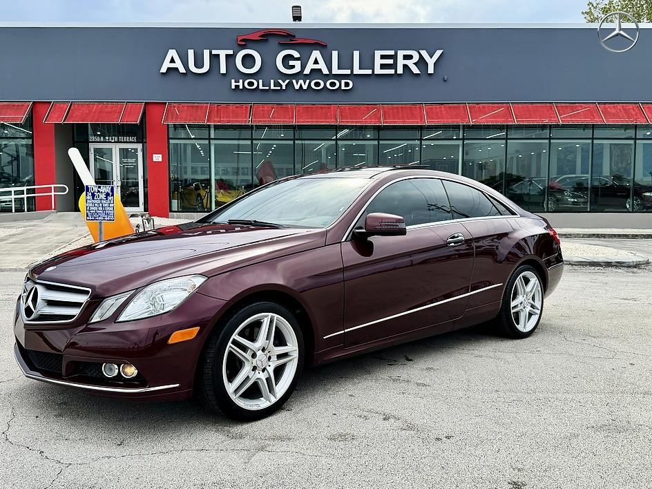 Red (Maroon) 2011 Mercedes-Benz E-Class Sedan All-Wheel Drive Automatic