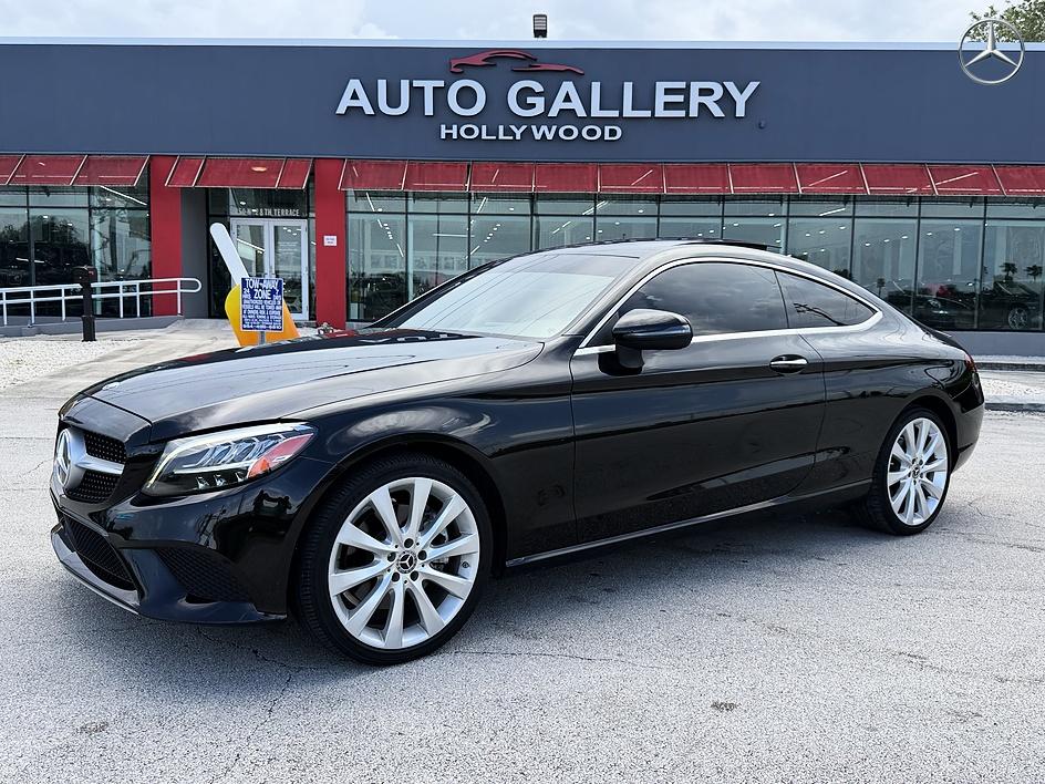Black 2019 Mercedes-Benz C-Class Coupe Rear-Wheel Drive Automatic