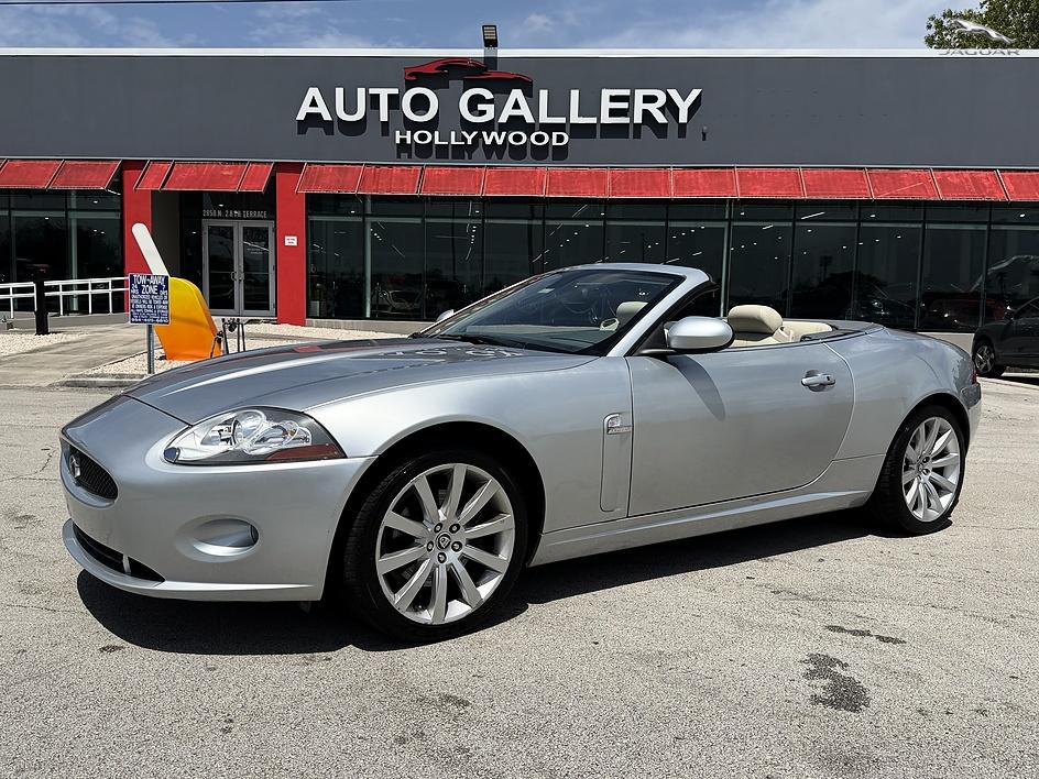 Silver 2008 Jaguar XK-Series Convertible Rear-Wheel Drive Automatic