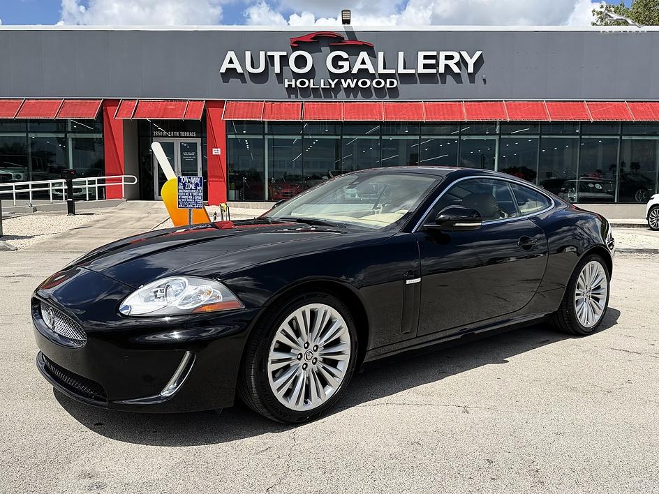 Black 2010 Jaguar XK-Series Coupe Rear-Wheel Drive Automatic