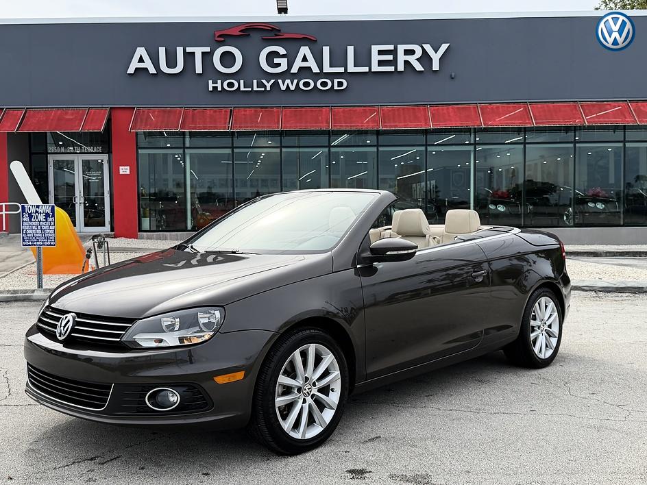 Brown (Tan) 2014 Volkswagen Eos Convertible Front-Wheel Drive Automatic