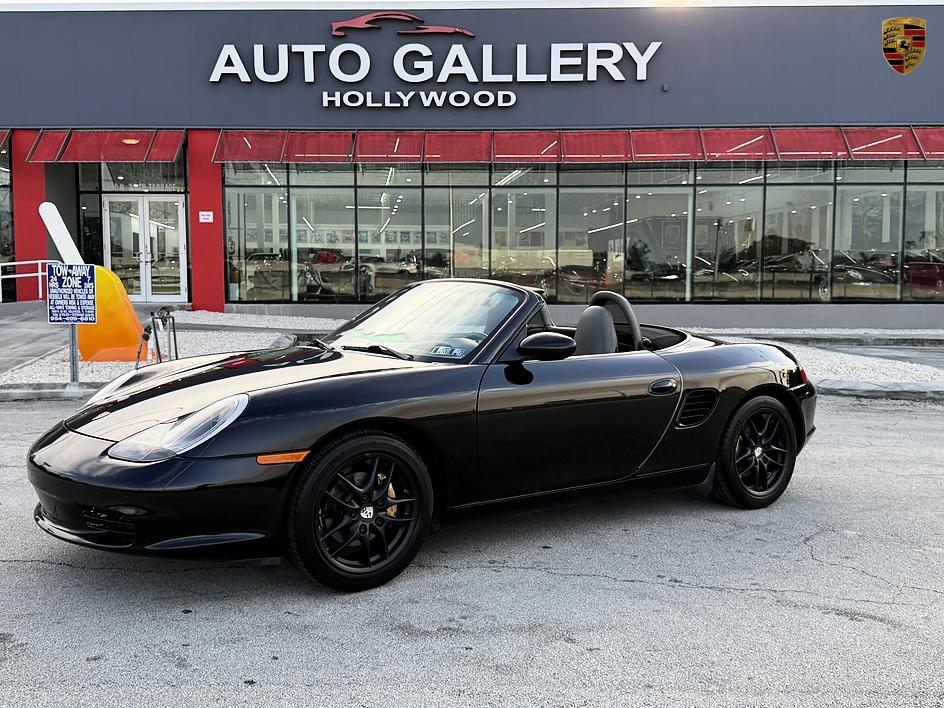 Black 2003 Porsche Boxster Convertible Rear-Wheel Drive Automatic