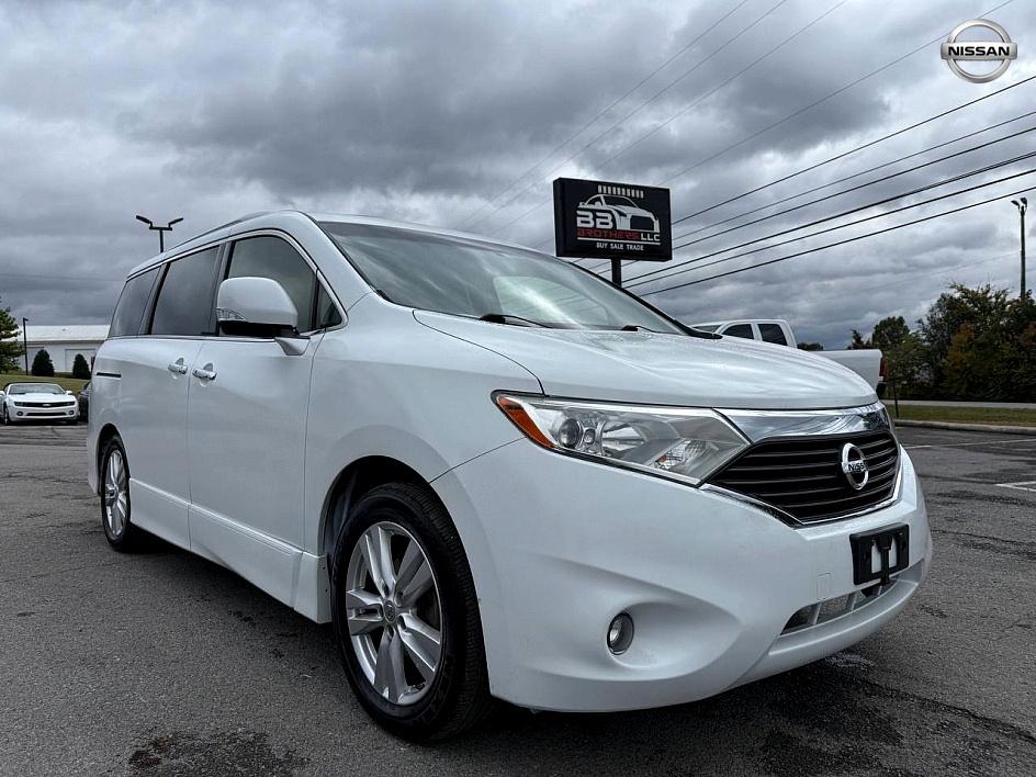 White 2012 Nissan Quest 3.5 LE Minivan Front-Wheel Drive Automatic