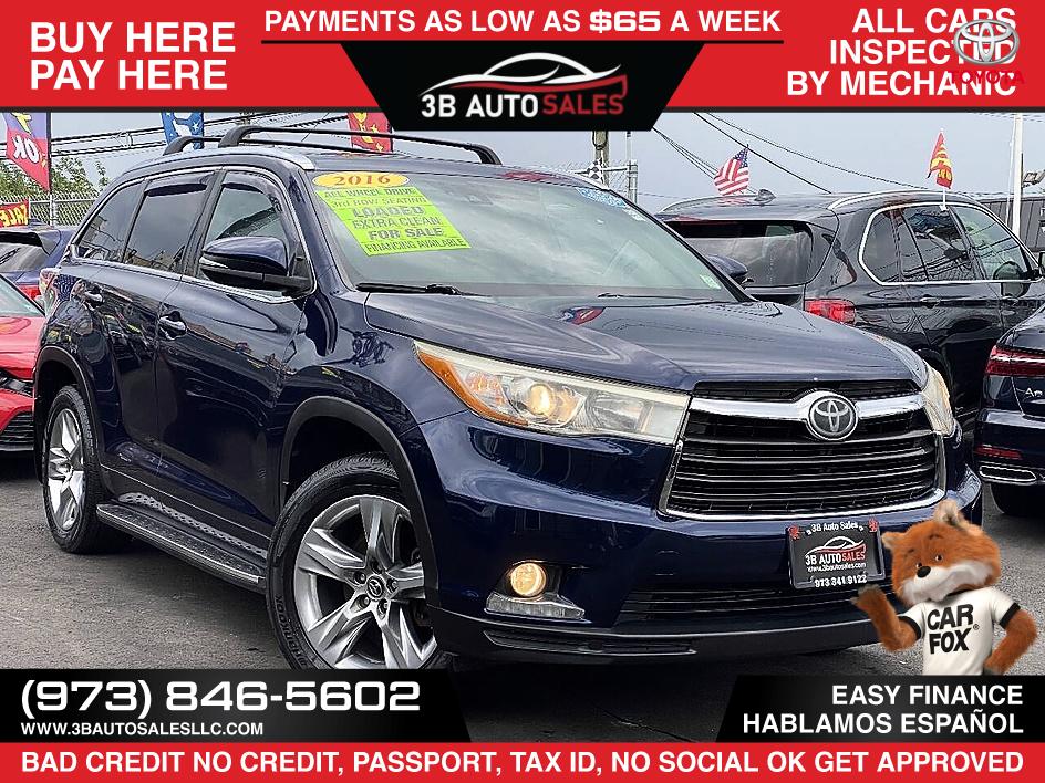 Nautical Blue Metallic 2016 Toyota Highlander SUV / Crossover Front-Wheel Drive Automatic