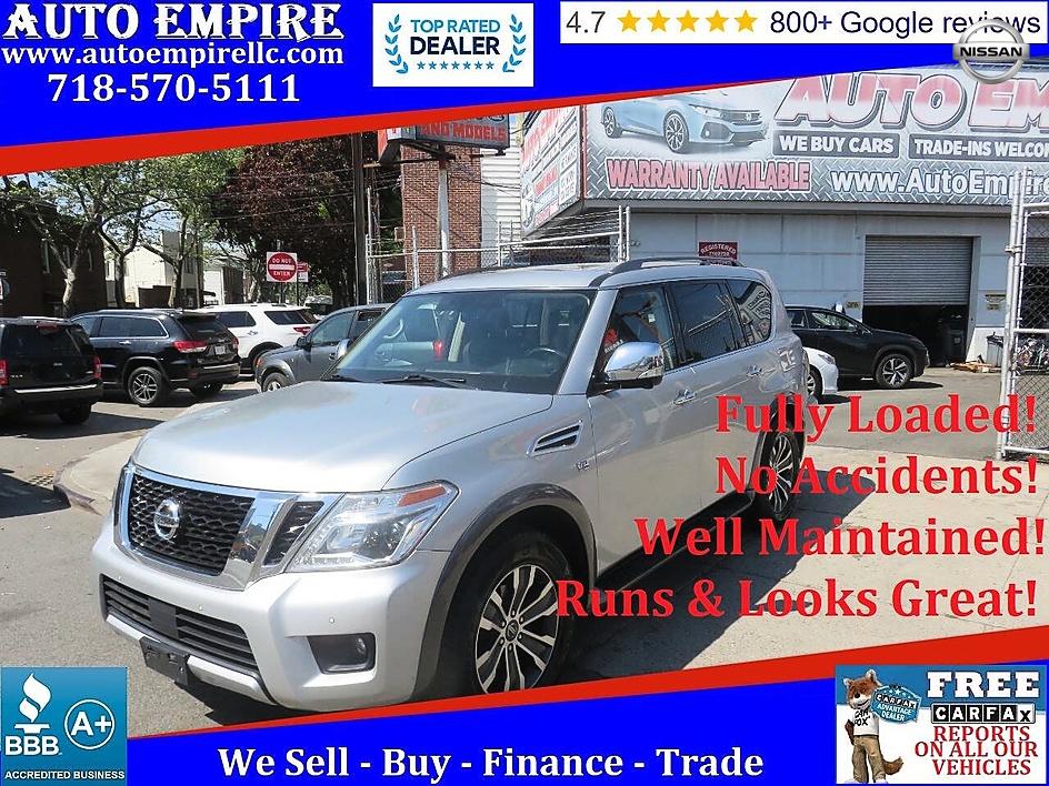 Silver 2018 Nissan Armada SUV / Crossover Four-Wheel Drive Automatic