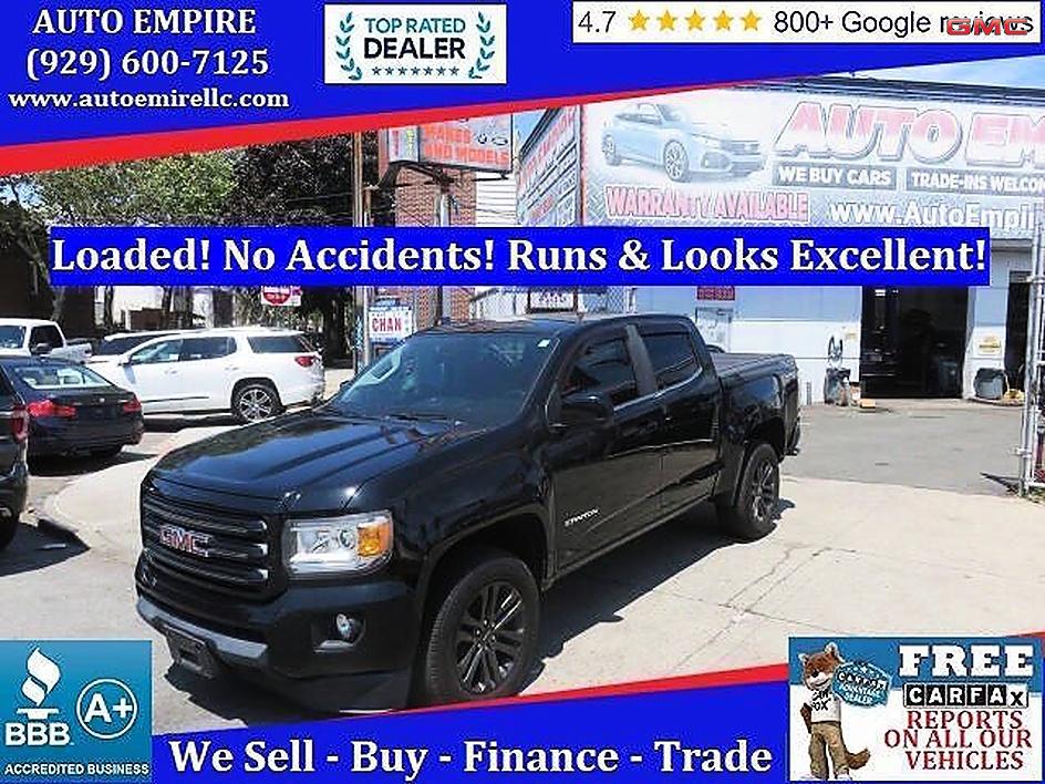Onyx Black 2018 GMC Canyon Pickup Truck Four-Wheel Drive Automatic