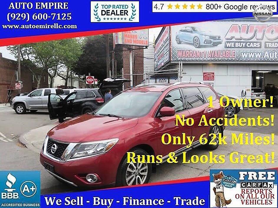 Cayenne Red 2015 Nissan Pathfinder SL 4WD SUV / Crossover Four-Wheel Drive Automatic