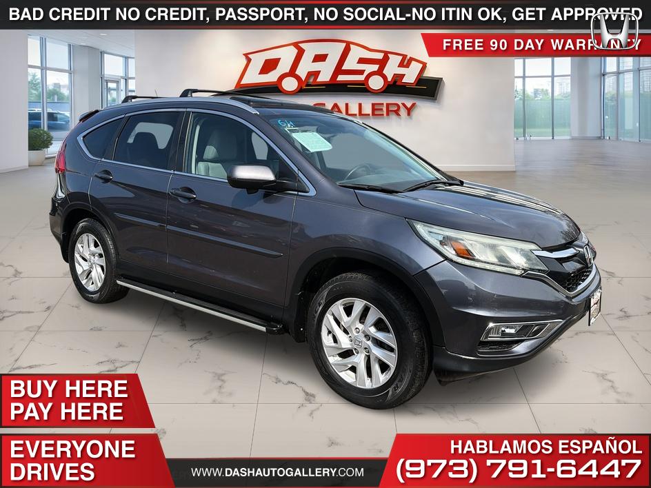 Gray (Modern Steel Metallic) 2015 Honda CR-V EX-L AWD SUV / Crossover All-Wheel Drive Automatic
