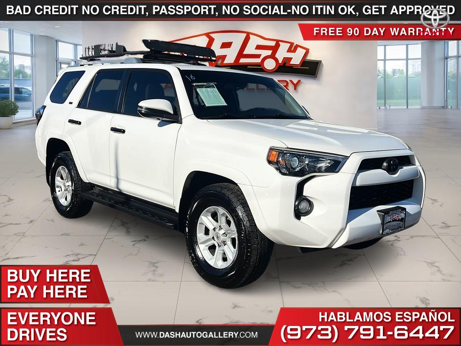 White 2016 Toyota 4Runner SR5 Premium 4WD SUV / Crossover Four-Wheel Drive Automatic