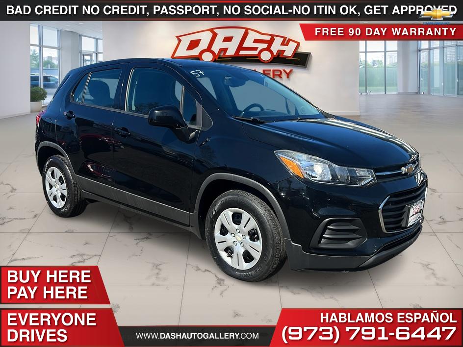 Black 2017 Chevrolet Trax LS FWD SUV / Crossover Front-Wheel Drive Automatic