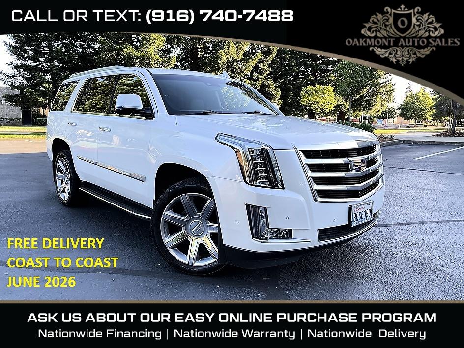 White 2017 Cadillac Escalade Premium Luxury 4WD SUV / Crossover Four-Wheel Drive Automatic