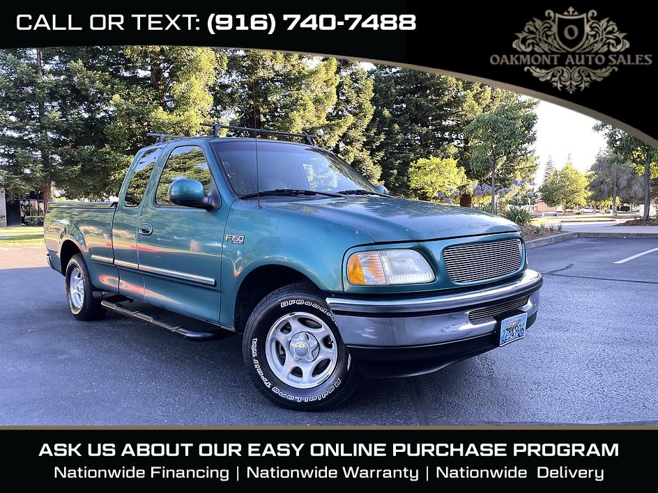Silver 1997 Ford F-150 Pickup Truck Rear-Wheel Drive Automatic