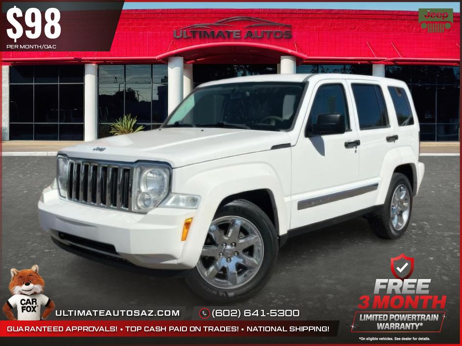 Stone White 2010 Jeep Liberty SUV / Crossover Four-Wheel Drive Automatic