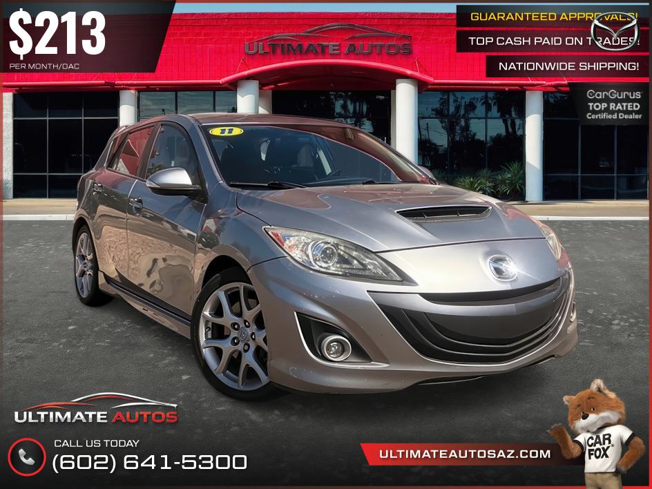 Silver 2011 Mazda MAZDASPEED3 Sport Hatchback Front-Wheel Drive Manual