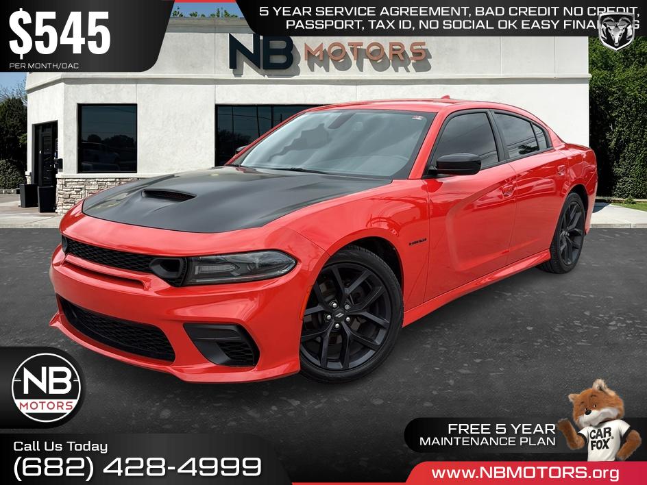 Orange 2020 Dodge Charger Sedan Rear-Wheel Drive