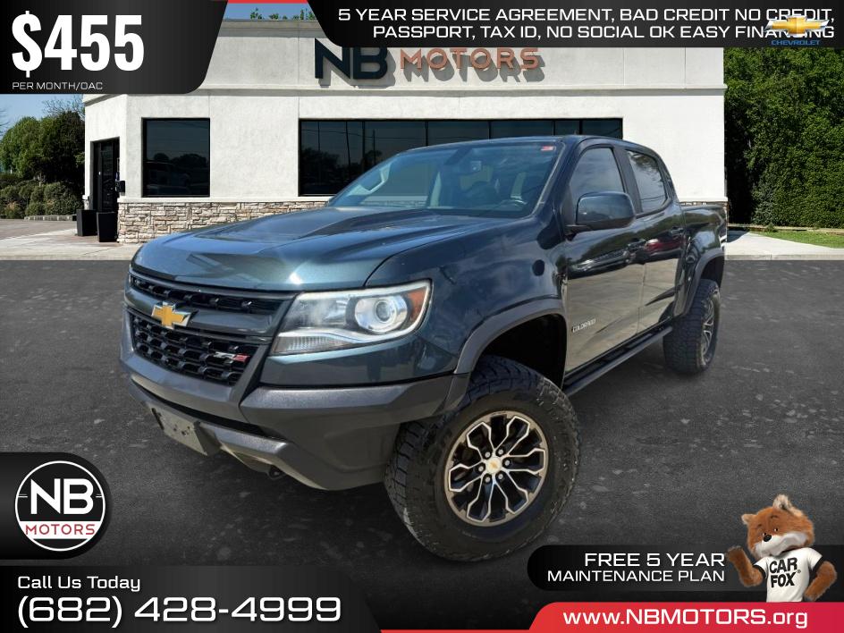 Gray 2018 Chevrolet Colorado Pickup Truck Four-Wheel Drive Automatic