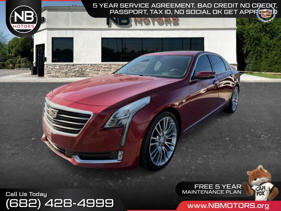 Red (Burgundy) 2018 Cadillac CT6 3.6L Premium Luxury AWD Sedan All-Wheel Drive Automatic