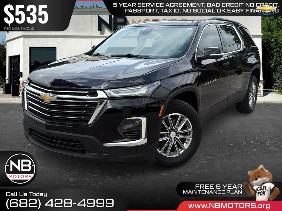 Black 2023 Chevrolet Traverse SUV / Crossover Front-Wheel Drive Automatic