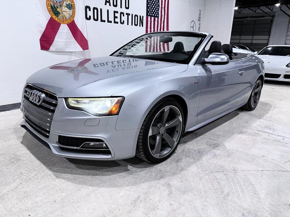 Florett Silver Metallic/Black Roof 2017 Audi S5 Convertible All-Wheel Drive Automatic