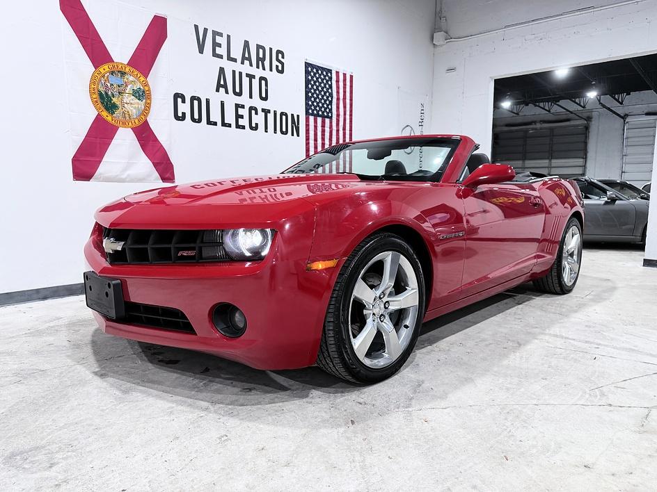 Victory Red 2012 Chevrolet Camaro Convertible Rear-Wheel Drive Automatic