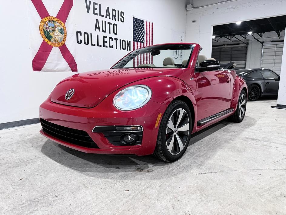 Red 2014 Volkswagen Beetle Convertible Front-Wheel Drive Automatic
