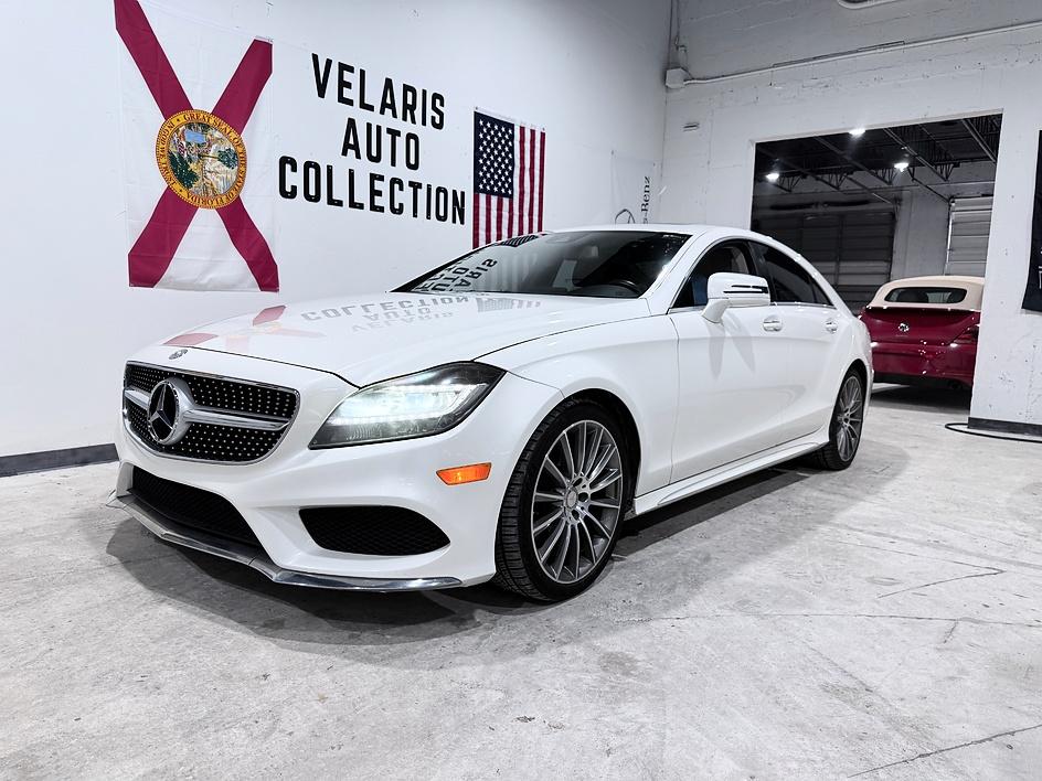 designo Diamond White Metallic 2016 Mercedes-Benz CLS Sedan Rear-Wheel Drive Automatic