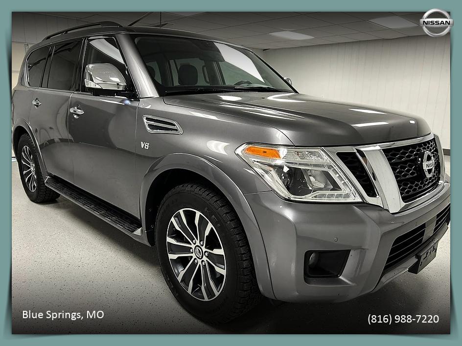 Brilliant Silver Metallic 2020 Nissan Armada SUV / Crossover Four-Wheel Drive Automatic