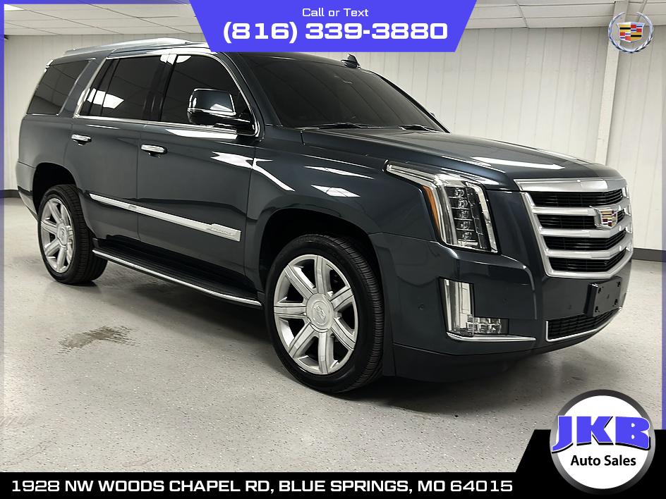 Dark Adriatic Blue Metallic 2019 Cadillac Escalade SUV / Crossover Four-Wheel Drive Automatic