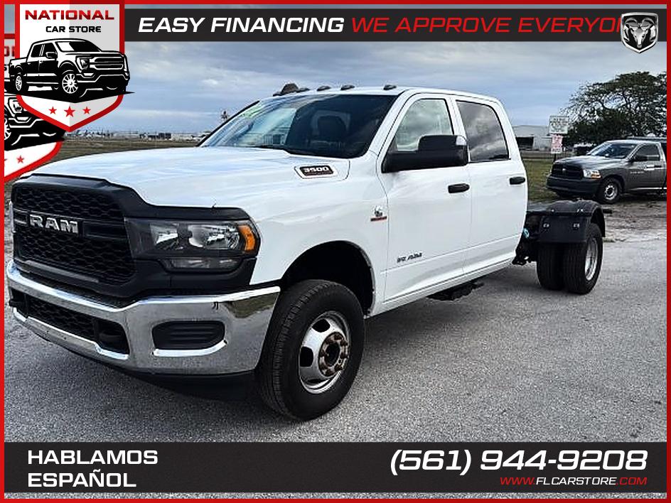 White 2021 RAM 3500 Chassis Pickup Truck 4X2 Automatic