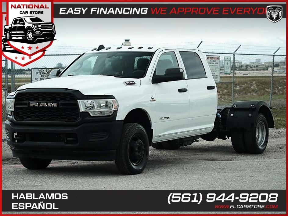 White 2022 RAM 3500 Chassis Pickup Truck 4X2 Automatic