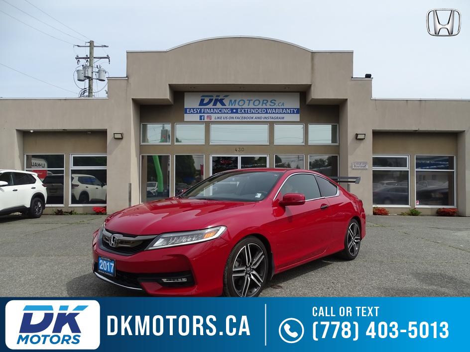 Red 2017 Honda Accord Coupe Coupe Front-Wheel Drive Automatic