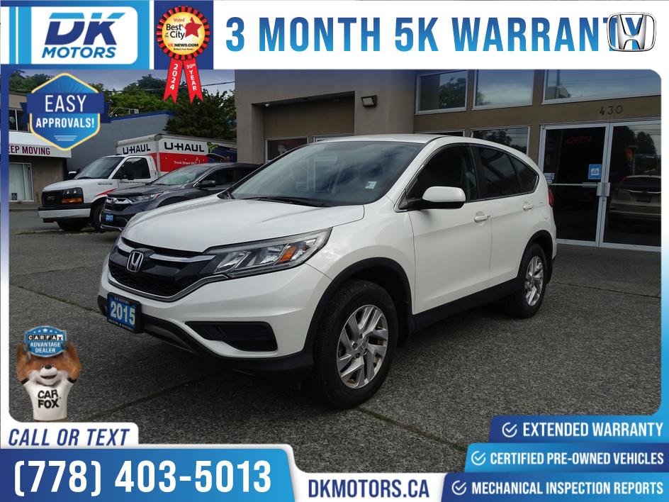 Aspen White Pearl 2015 Honda CR-V SUV / Crossover Automatic