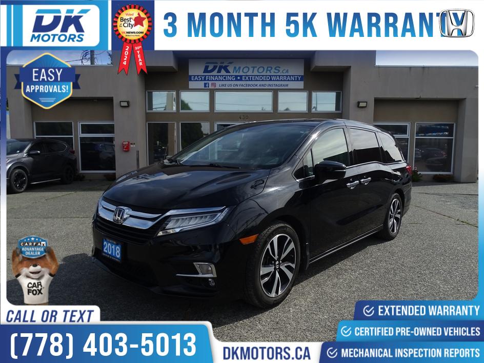 Crystal Black Pearl 2018 Honda Odyssey Minivan Front-Wheel Drive Automatic