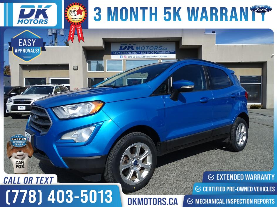Blue 2018 Ford EcoSport SUV / Crossover All-Wheel Drive Automatic