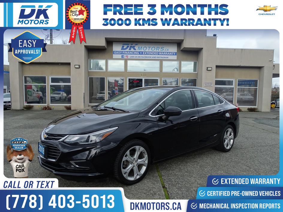 2018 Chevrolet Cruze Premier Sedan FWD