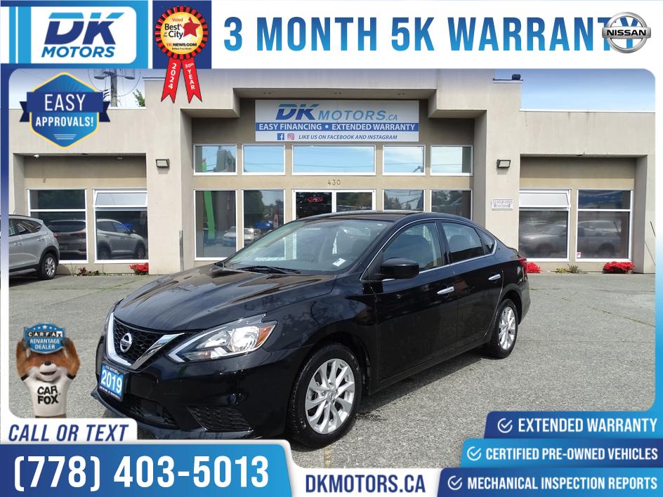 Black 2019 Nissan Sentra Sedan Front-Wheel Drive Automatic
