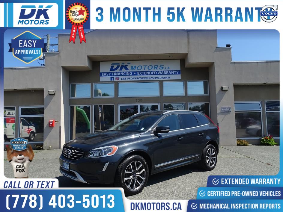 Gray 2016 Volvo XC60 SUV / Crossover All-Wheel Drive Automatic