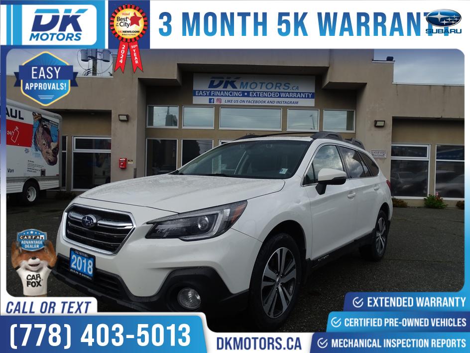  2018 Subaru Outback 2.5i Limited AWD with EyeSight Package   