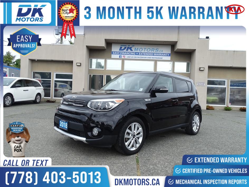 Black 2018 Kia Soul Wagon  Automatic