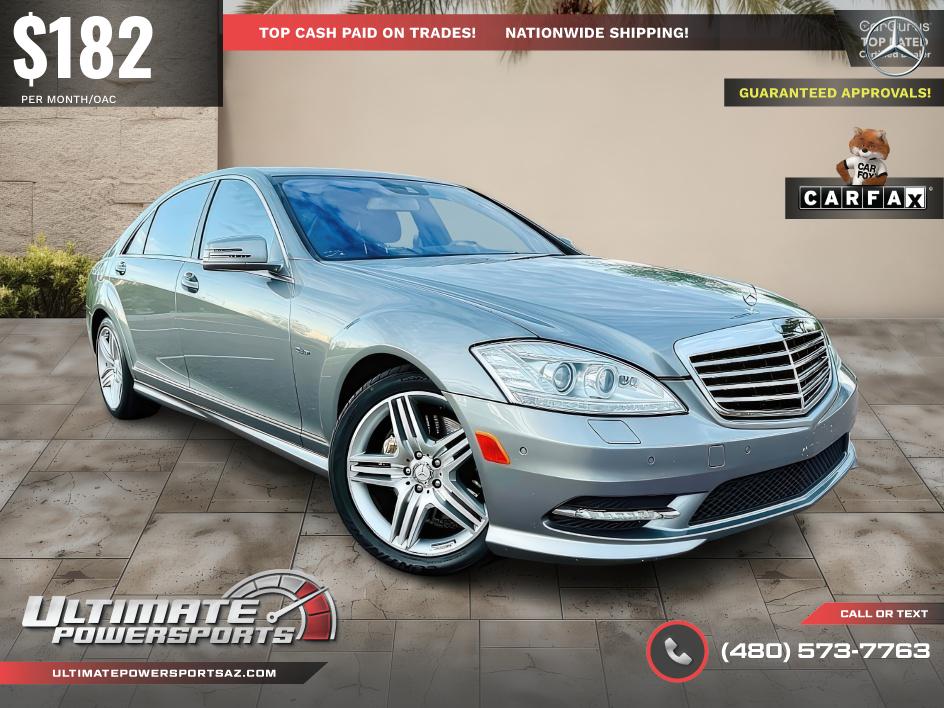 Gray (Andorite Grey Metallic) 2012 Mercedes-Benz S-Class S 550 Sedan Rear-Wheel Drive Automatic
