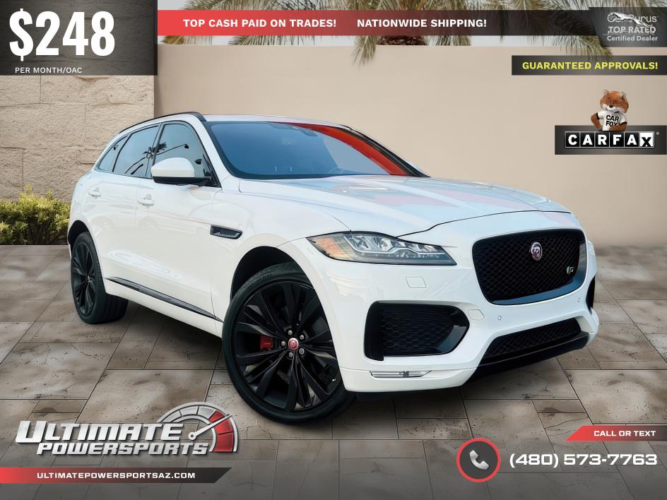 Polaris White 2017 Jaguar F-PACE S AWD SUV / Crossover All-Wheel Drive Automatic