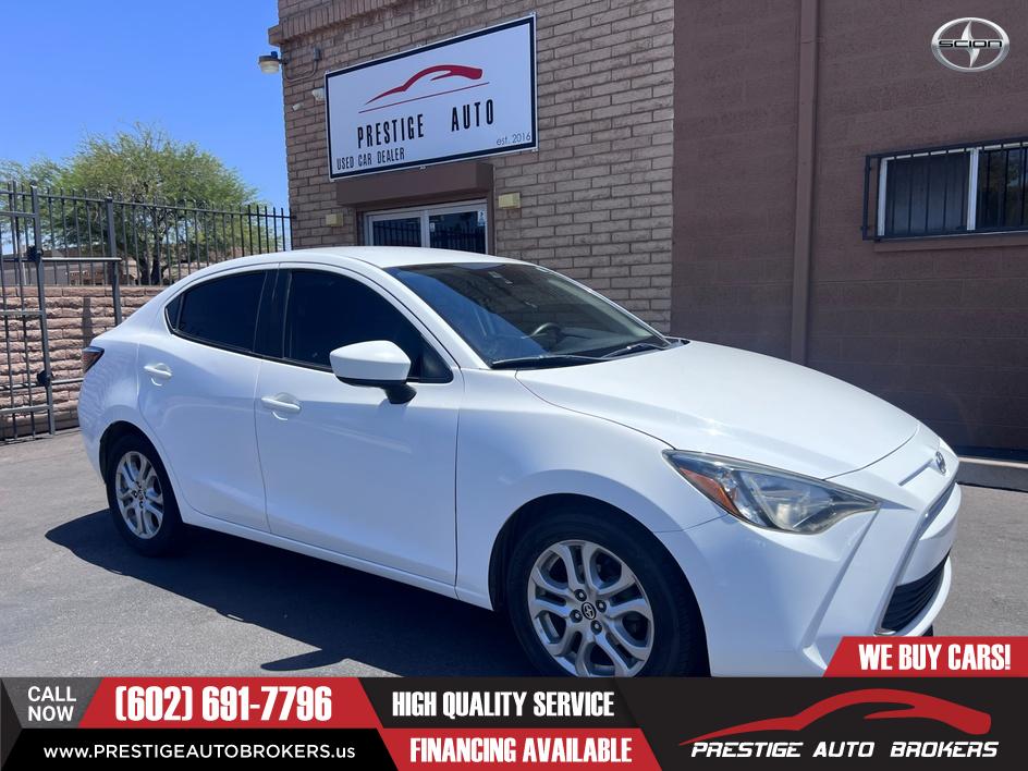 White 2016 Scion iA Sedan Front-Wheel Drive Automatic